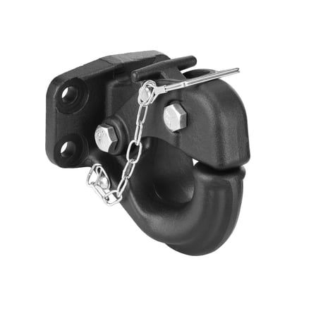 Pintle Hitch 2.5-3 Inch Receiver, 30000 lbs Capacity Trailer Hitch - Heavy Duty Towing Equipment for Trucks, Tractors, SUVs