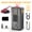 Super Smart battery clamp, variant on Multifunctional 7-in-1 Emergency Car Jump Starter, 150PSI Portable Air Compressor Tire Inflator with Digital Gauge, Battery Charger, 4 Nozzles & Storage Bag