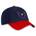 thumbnail image 3 of Men's Fanatics  Navy/Red Washington Capitals Authentic Pro Rink Two-Tone Flex Hat, 3 of 4