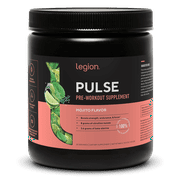 Legion Athletics Pulse Pre-Workout Supplement, Tropical Punch, Naturally Sweetened With No Added Sugar, 350mg Caffeine, 20 Servings, High Performance Energy & Focus Powder