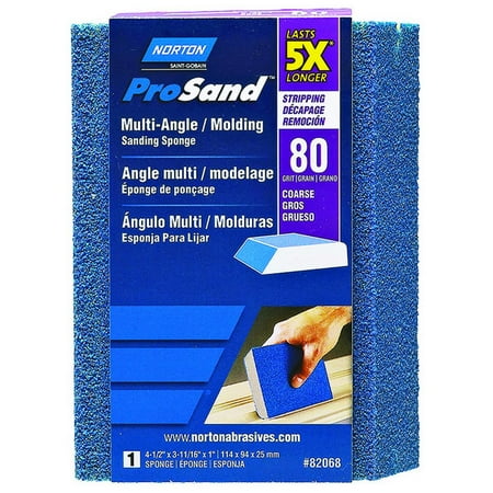 UPC: 0076607820686 | Norton 82068 5X Multi Angle Sanding Block Medium  100 Grit
