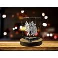 thumbnail image 2 of Heart Art  | 3D Engraved Crystal Keepsake | Gift/Decor | Collectible | 3d Crystal Photo Gift, 2 of 6
