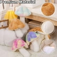 thumbnail image 6 of Soft Comfortable Mushroom Plush Throw Pillow, Mushroom Floor Pillow, Cute 3D Shaped Cushion for Couch Sofa Bed Chair（Phantom Brown）Z, 6 of 6