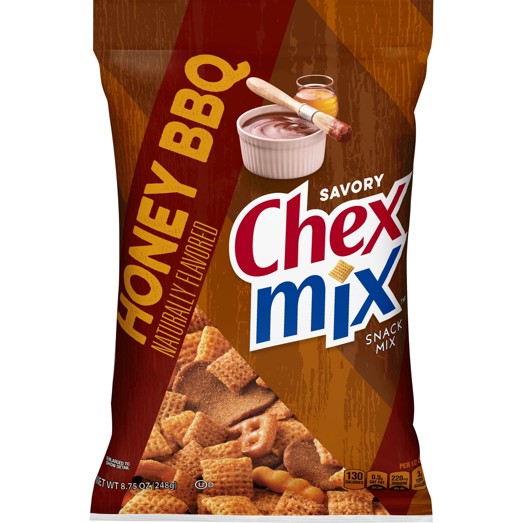 Chex Mix Snack Mix Honey BBQ, 8.75 oz Bag