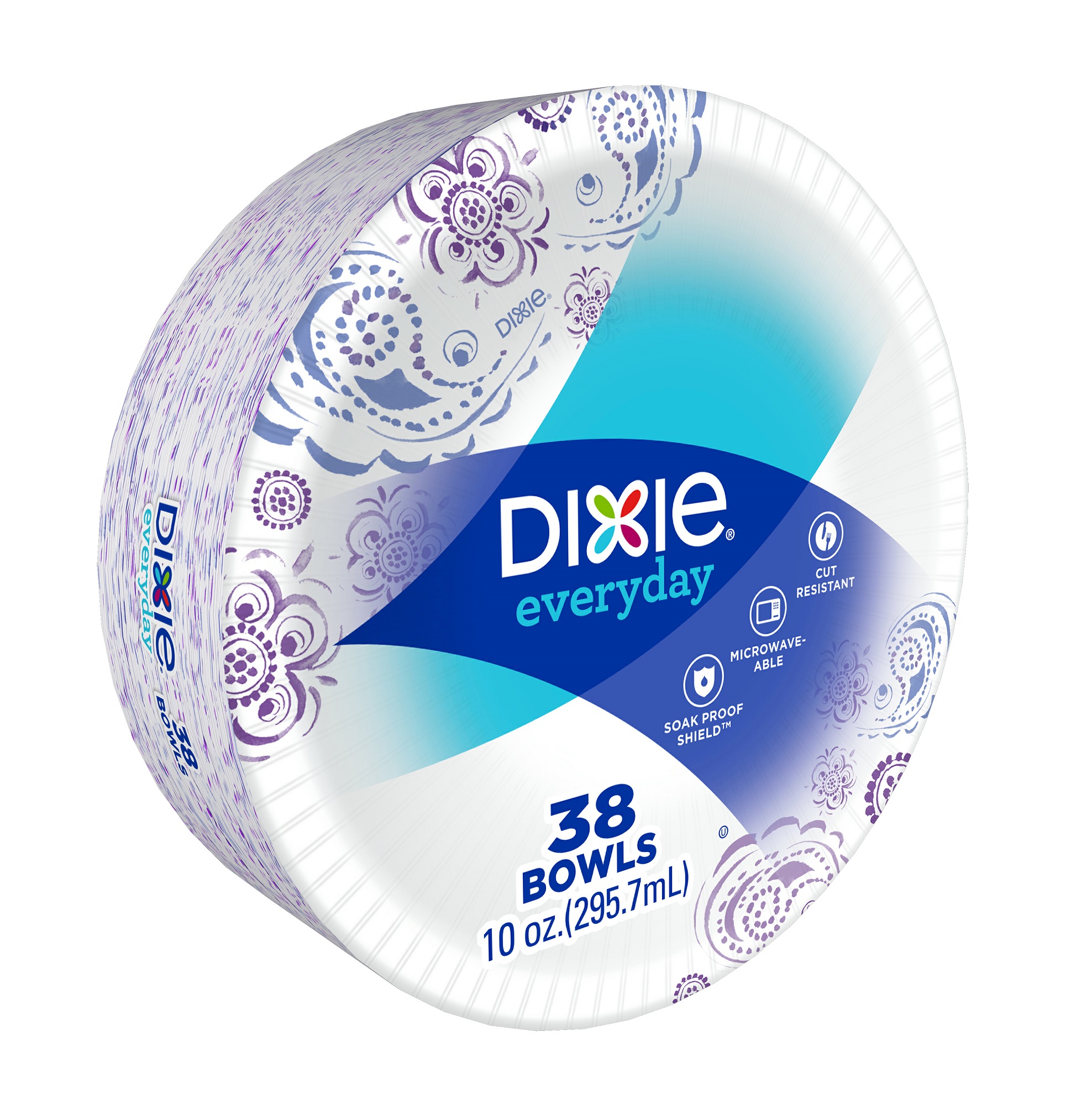 Dixie Everyday Paper Bowls 10 oz 38 count Home or Outdoors Strong
