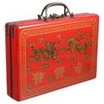thumbnail image 1 of MasteelfCA Wooden Mahjong Box Retro Mahjong Case Handheld Mahjong Box Mahjong Packing Gift Box, 1 of 9