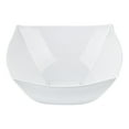thumbnail image 4 of Restaurantware-Moderna 8 Ounce Fancy Plastic Bowls, 100 Square Disposable Salad Bowls - Durable, Heavy-duty, White Plastic Bowl, For Warm And Cold Foods, 4 of 10