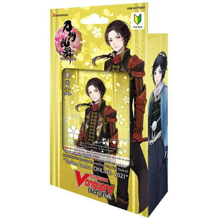 Bushiroad BSRVGEDTTD01 Cardfight Vanguard Touken Ranbu Online Trial Deck Card Game - 6 Piece