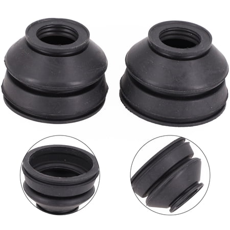 Tekuisi Durable Rubber Dust Cover Boots for Ball Joint Suspension 2 Pieces (18mm Small Hole 40mm Large Hole 32mm Height)