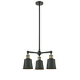 thumbnail image 4 of Innovations Lighting 207 Addison Addison 3 Light 19" Wide Chandelier - Black, 4 of 7