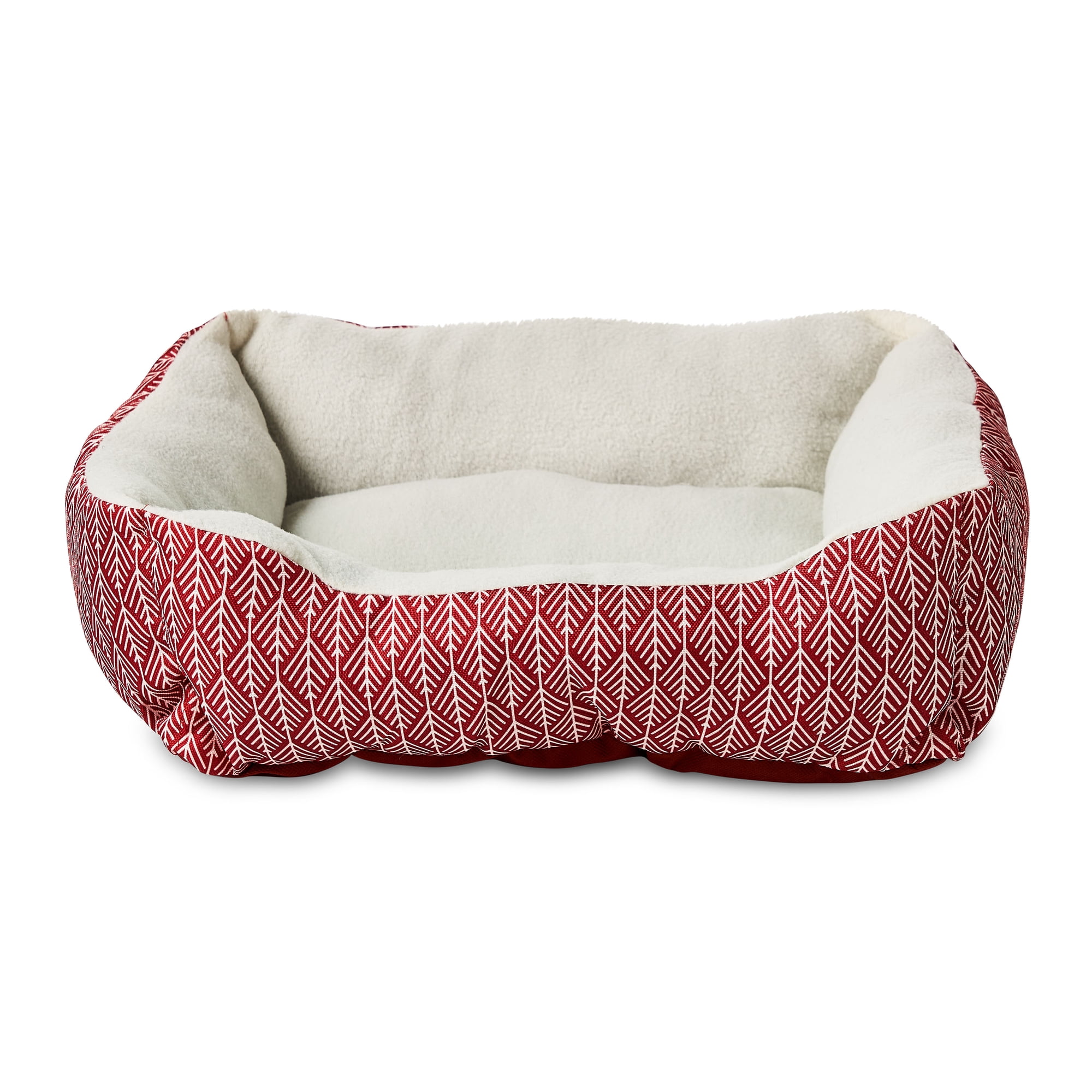 Vibrant Life Small Dog and Cat Cuddler Bed, 15x19, Rust