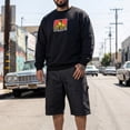 thumbnail image 3 of Ben Davis Men's Gorilla Logo Crew Neck Pullover Sweatshirt, 3 of 3