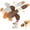 2Set-C, variant on Robust Duck-Designed for Heavy Chewers, 2026 New Indestructible Dog Toy, Rubberduck Goose Dog Toy for Extreme Chewers, Long-Lasting Stitching for Large Medium Small Dogs (Brown)
