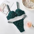 thumbnail image 1 of Victoria Secret Sexy Transpirable Seda Hielo Bragas Diamantes Letra Ropa Interior 2023 Nuevo, 1 of 4
