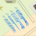 thumbnail image 2 of FHALLYNN Hair Combs Set: Blue Fine-Tooth, Wide-Tooth, Rat Tail, and Dual-Purpose Comb for Men and Women - Ideal for Detangling and Styling Curls, 2 of 6