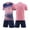 Pink, variant on TIREOW Kids Team Soccer Jersey and Shorts, Youth Shirts Soccer Uniform Kit, Adult Indoor Turf Sport Outfit (Style F)