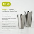 thumbnail image 3 of True Advance Boston Shaker for Cocktails, Bar Tools, 25 oz & 18 oz Set of 2, 3 of 9