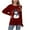 Red (NEW), variant on PFRNLF Ugly Christmas Sweaters for Women Soft Holiday Long Sleeve Crewneck Xmas Snowman Knit Sweaters