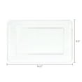 thumbnail image 5 of Clear Rectangular Plastic Food Tray, 14", by Way To Celebrate, 5 of 5