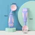 thumbnail image 2 of Tenedor de cuchara de bebé flexible - Cubiertos de entrenamiento de alimentación para niños Zhivalor BST3020587-1, 2 of 5