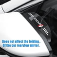 thumbnail image 5 of PENGX 2pcs 2-Pack Car Rearview Mirror Rain Covers  Universal Rain Eyebrow for All Car Models, 5 of 5