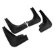 thumbnail image 3 of 4pcs/set Car Mudguard ABS Black Mud Flap Splash Guard Replacement for Tesla Model 3 2016?2021, 3 of 5