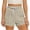 A34-Beige, variant on Sokhug Sweat Shorts for Women Casual Elastic Drawstring High Waisted with Front Seam Detail Running Shorts