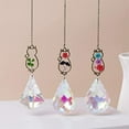 thumbnail image 5 of Prismas de cristal Vhermosa Suncatcher Flower Cats Colgante Adorno de ventana Paquete de 3, 5 of 5