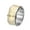 Silver, variant on Men's Stainless Steel Beehive Turnable Ring 12MM Luminous Relieving Stress Anxiety Jewelry Gold Size 8