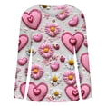thumbnail image 5 of DDAPJ pyju Christmas Sweater Women Plus Size Cute Xmas Printed Cardigans Sweater Open Front Button Down Knit Jacket Multicolor XXL, 5 of 6