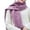 Purple, variant on Alkepwun Chunky Scarf Fluffy Warps for Women Winter Thick Soft Shawl Double Sided Two Tone Tassel Matching Color Scarf shawl