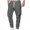 Dark Gray, variant on Gytharion Men's Cargo Sweatpants Fall Winter Thick Fleece Warm Workout Sport Pants Loose Cozy Elastic Waist Cinch Bottom Joggers with Multi-Pockets