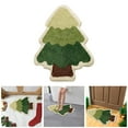 thumbnail image 1 of Festive Christmas Tree Shaped Floor Mat Water Indoor for Living Room Bedroom Kitchen, 1 of 6