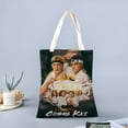 thumbnail image 2 of Cobra Kai Bolso de tela con estampado de lienzo para mujer, bolsa de compras reutilizable y estética, con cremallera interior, regalo para mujer, 35 × 40 cm., 2 of 6