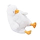 thumbnail image 4 of Pato blanco de peluche de juguete, lindo y borroso, decoración para aliviar el estrés, pato de peluche, muñeco de Anime para coche, 4 of 5