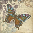 thumbnail image 2 of Stimson, Diane 26x26 White Modern Wood Framed Museum Art Print Titled - Bfly Harmony 1, 2 of 4