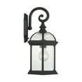 thumbnail image 5 of Kensington 1-Light Outdoor Wall Lantern in Textured Black, 5 of 9
