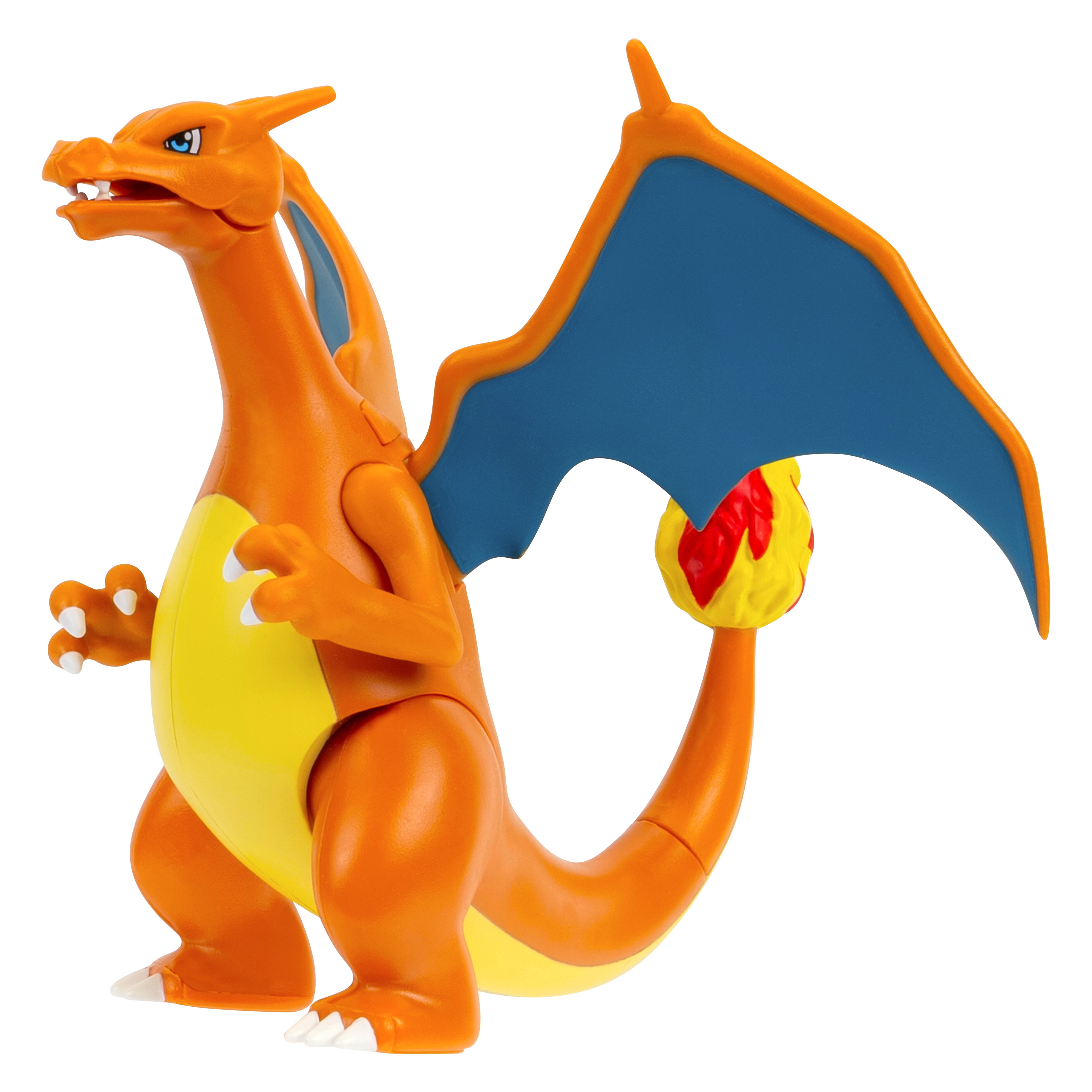 Pokemon Charizard Battle Feature Figure - 4.5 inch Charizard Battle Figure with Fire Missile Launcher