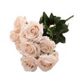 thumbnail image 1 of Fundaslor de rosa artificial falsa flor falsa floral boda ramo de mesa decoración del hogar Eigraketly JJ20557-15, 1 of 5