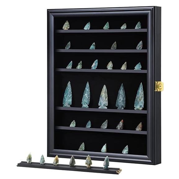 American Arrowhead Matt Black finish Shadow Box