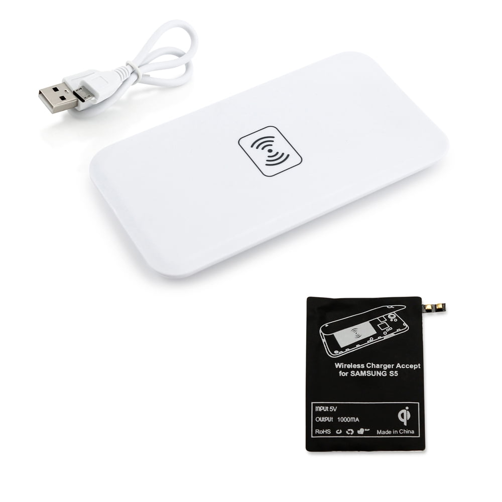 Qi Wireless Charger Charging Pad Receiver Kit For Samsung Galaxy