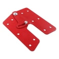 thumbnail image 1 of S SERENABLE Attic Ladder Hinge Alloy Steel Home Loft Stair Accessory Red Step Folding Ladder 1pc, 1 of 9