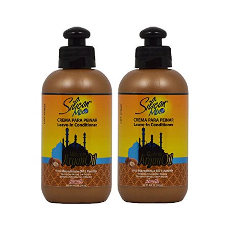 Silicon Mix Moroccan Argan Oil Leave-In Conditioner 8oz ...