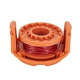 thumbnail image 2 of CHENGSI WA0010 Spool Compatible with for Worx WG154 WG163 WG170 WG180 Weed Eater String Trimmer and WA6531 Cover Cap, Replacement Spool Refills Line 10ft 0.065'' (8 Spools, 1 Cap), 2 of 10