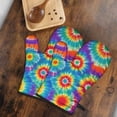 thumbnail image 5 of Colorful Rainbow Tie Dye Spiral Pattern Shower Curtain OneSize ,Bathroom Decorative Shower Curtains Set with 12 Hooks,Modern Waterproof Washable Shower Curtain, 5 of 7