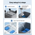 thumbnail image 3 of Flamemore Upgraded 1800CFM Evaporative Air Cooler Fan Humidifier with 6.6 gal Tank & 4 Ice Packs, Portable Swamp Cooler for Indoor/Outdoor, 3 of 10