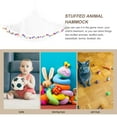 thumbnail image 4 of KAKOWELY 1 juego de hamaca para juguetes, organizador de red para guardar juguetes de peluche con bolas de colores para dormitorio infantil., 4 of 5