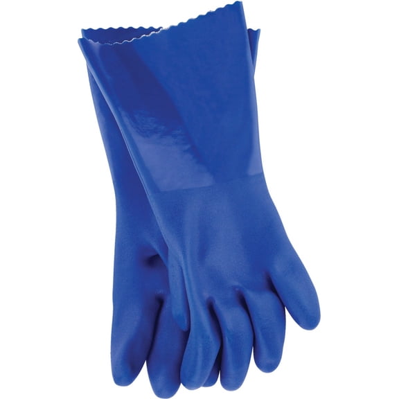 Working Hands Heavy Duty Rubber Gloves - Waterproof, Chemical Handling - Medium, Red, 1 Pair