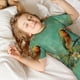 thumbnail image 4 of Balery Retro Birds Conjunto de Pijama Infantil de Manga Corta con Estampado – Ropa de Dormir de Algodón Suave-X-Large, 4 of 5