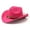Rosy Red, variant on Western Cowboy  Cowgirl Hat Felt Wide Brim Women Men Fedora Hats